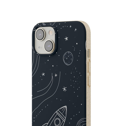 Cosmic Doodle Adventure | Biodegradable Phone Case