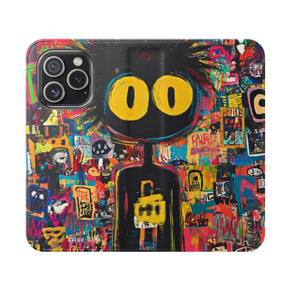 Yellow Eyes - iPhone 15 Pro Case - Wallet