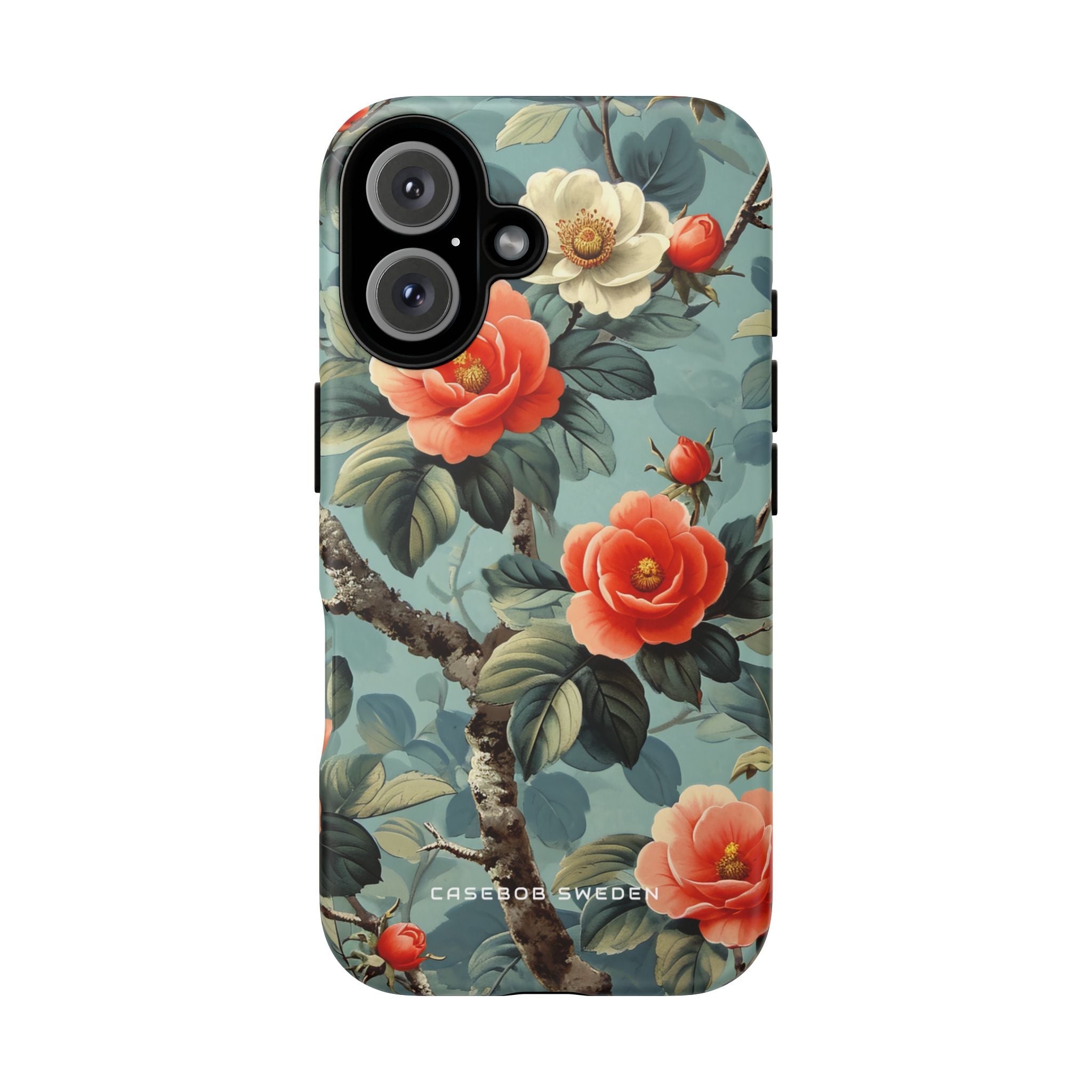 Vintage Floral Romance iPhone 16 - Tough Phone Case