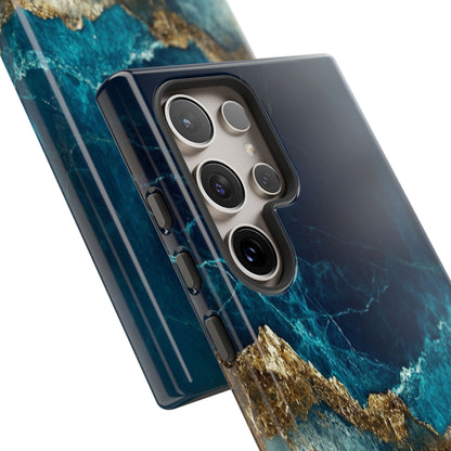 Jagged Gold Split Samsung S24 Ultra Case - Tough