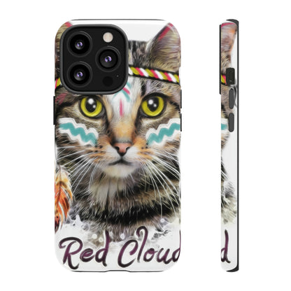 Red Cloud Cat - Protective Phone Case