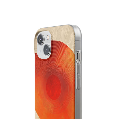 Sunburst Swirl iPhone 14 Case - Soft