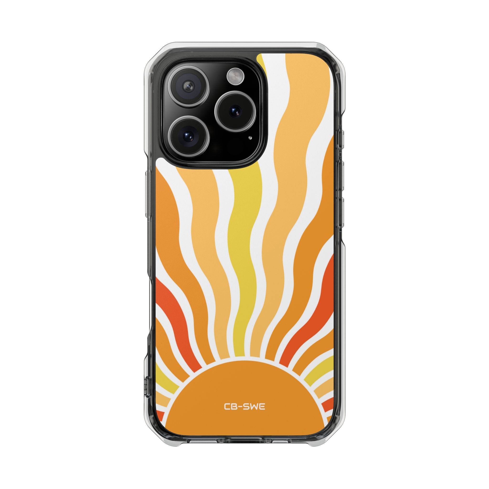 Retro Sunshine Waves iPhone Case - Impact