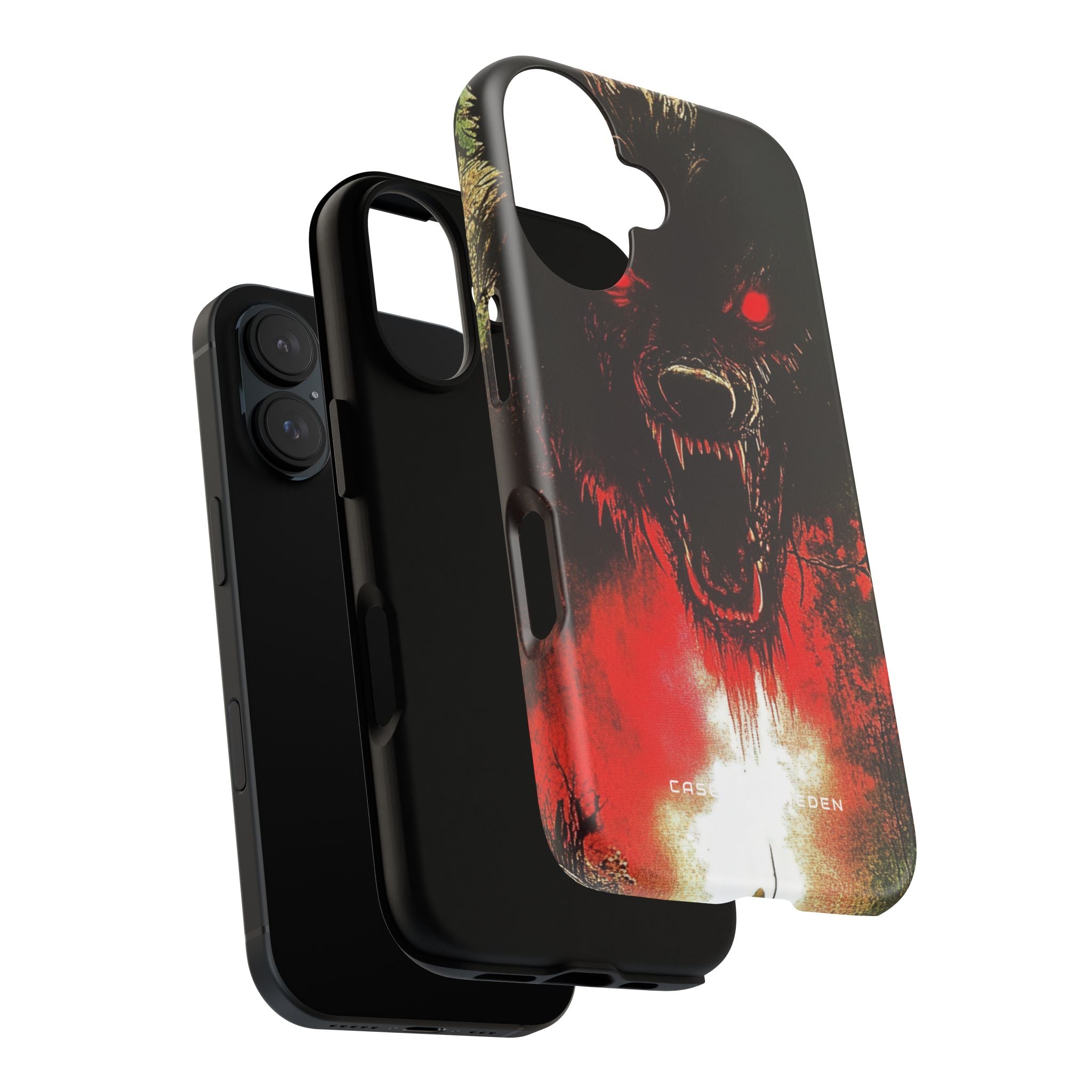 Bloodmoon Wolf's Lament iPhone 16 - Tough Phone Case