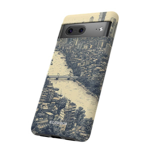 Nostalgic Metropolis | Protective Phone Case for Google Pixel