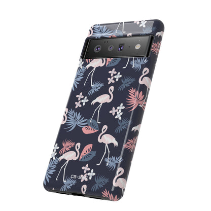 Flamingos Dance Playfully - Google Pixel Case