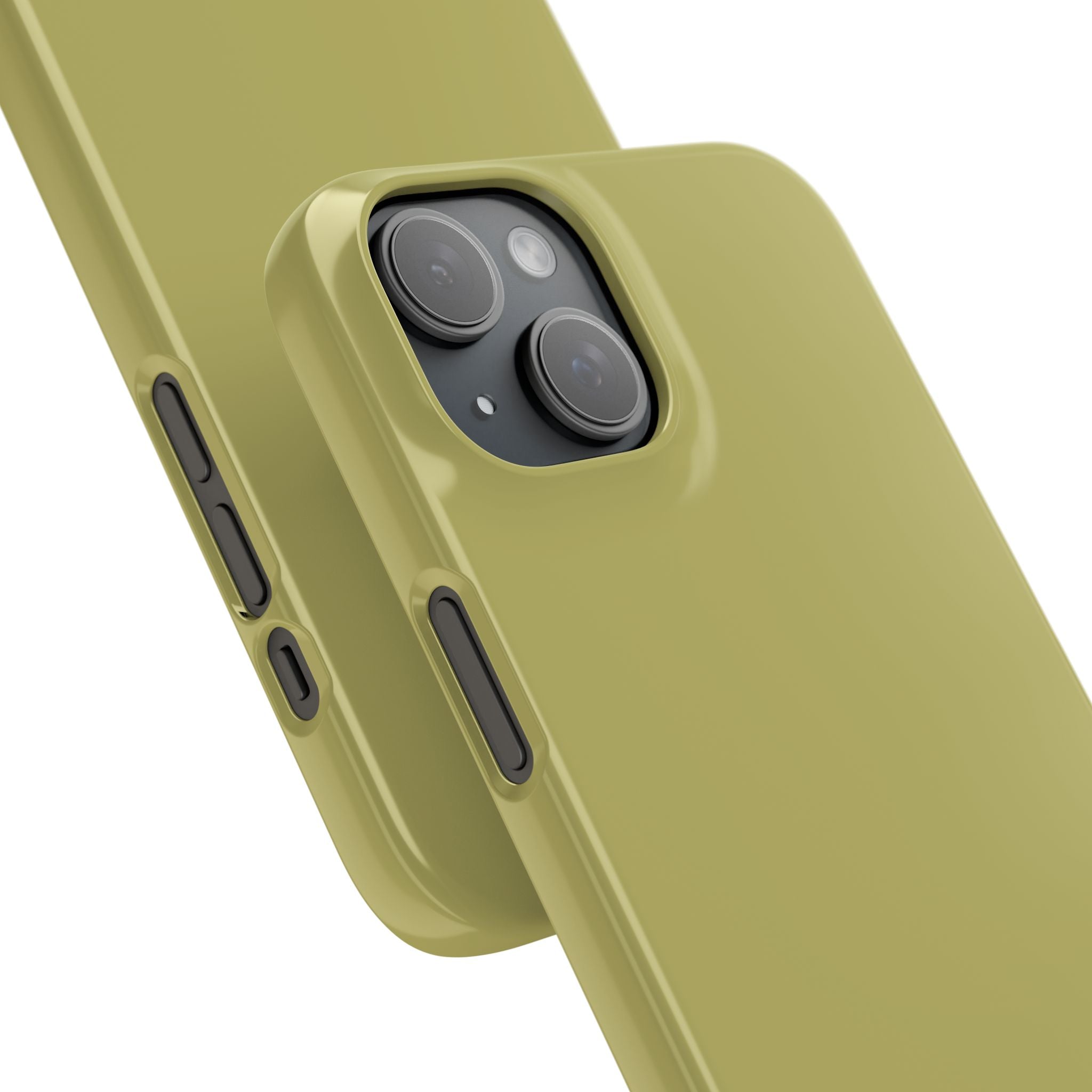 Dark Khaki iPhone 15 - Slim Phone Case