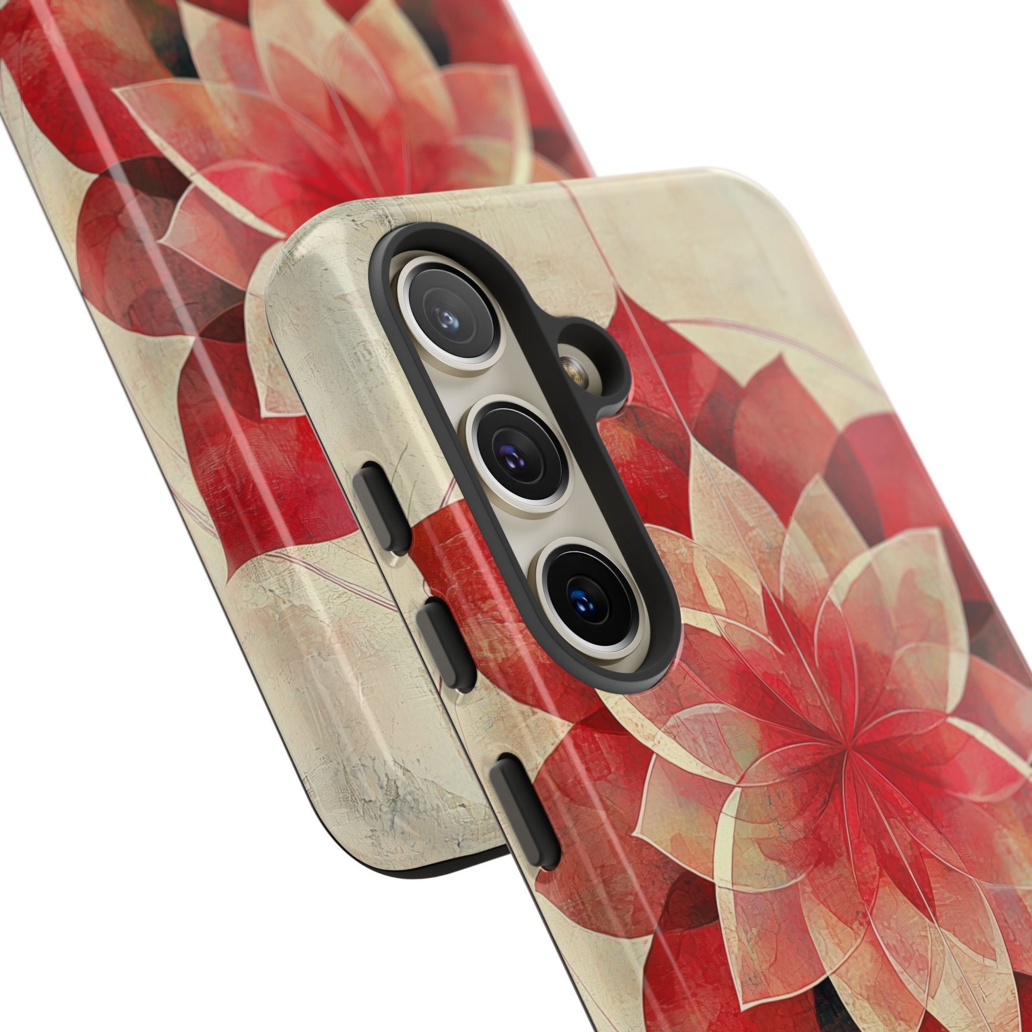Crimson Bloom Samsung S24 Case - Tough