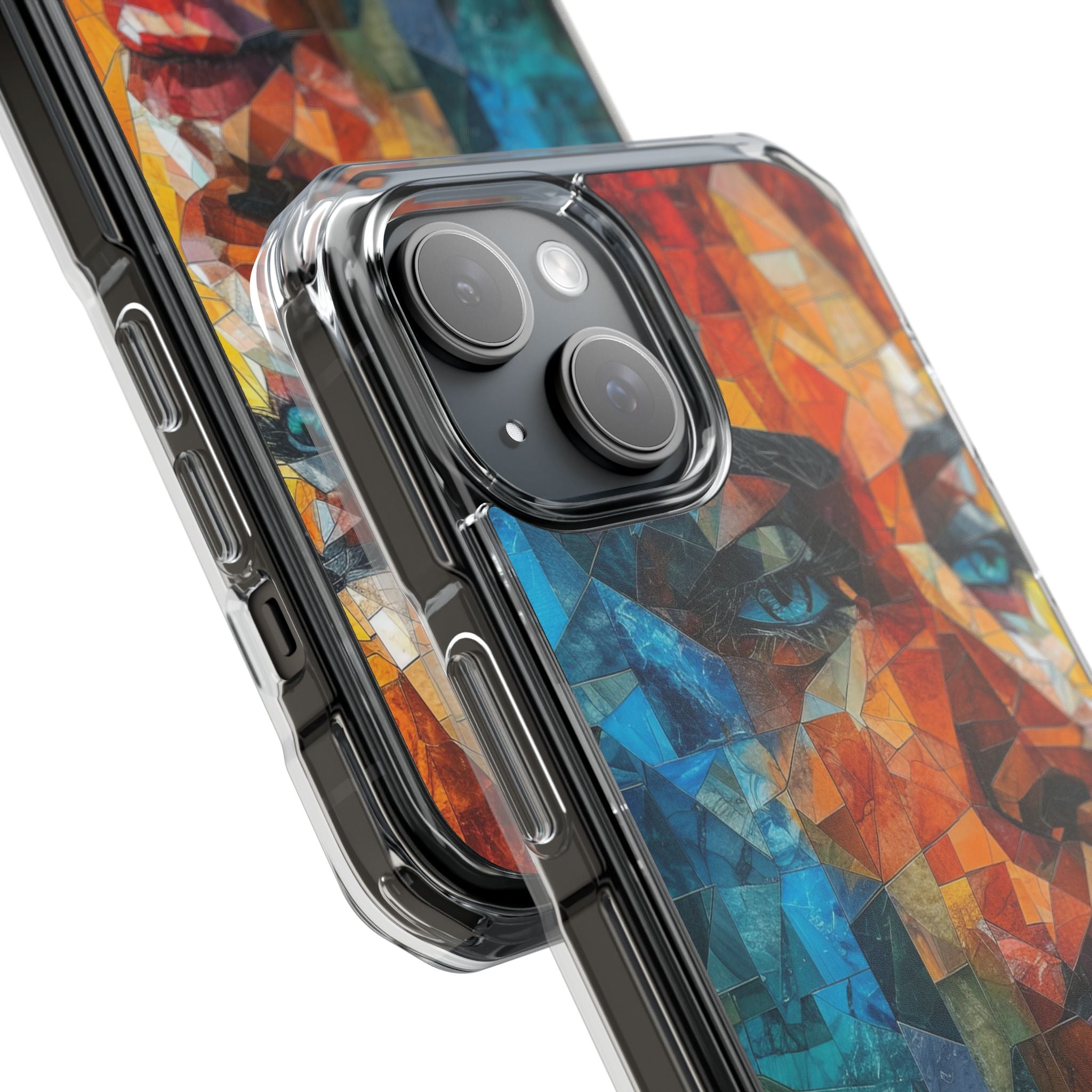 Mosaic Gaze iPhone 15 Case - Impact