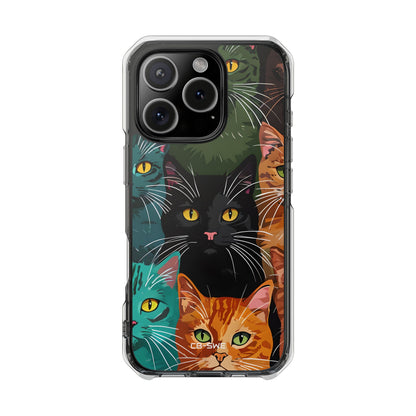 Colorful Cat Charisma iPhone Case - Impact