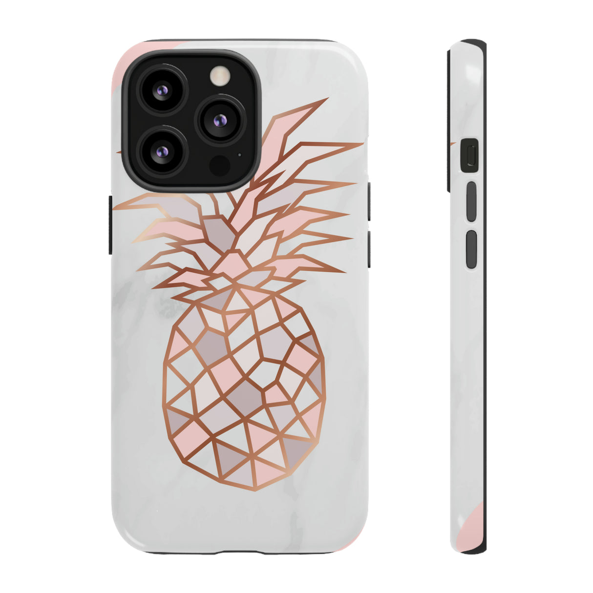 Ananas Roségold - Schutzhülle fürs Handy