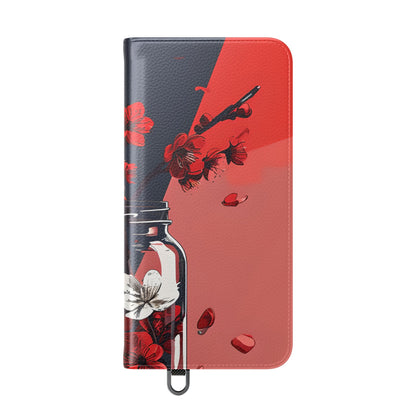 Kirsikankukkapullo - Samsung S25+ Case - Lompakko