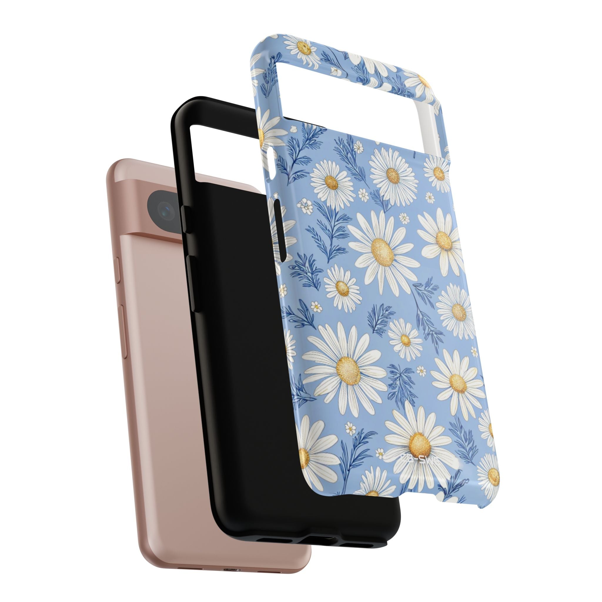 Daisies On Blue - Google Pixel Case