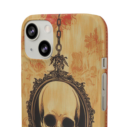 Gothic Skull Elegance iPhone 13 - Slim Phone Case