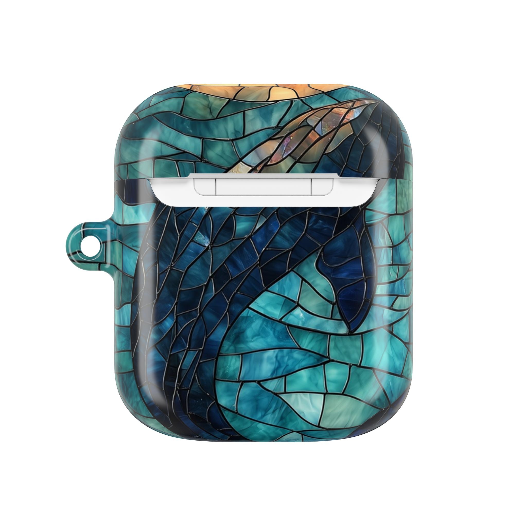 Blue Whale Mosaic - AirPods Case