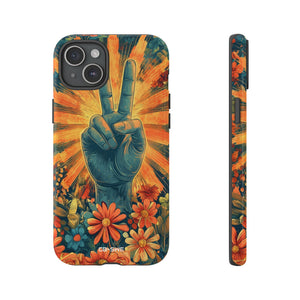 Flowers Embrace Peace - iPhone Case