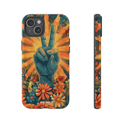 Flowers Embrace Peace - iPhone Case