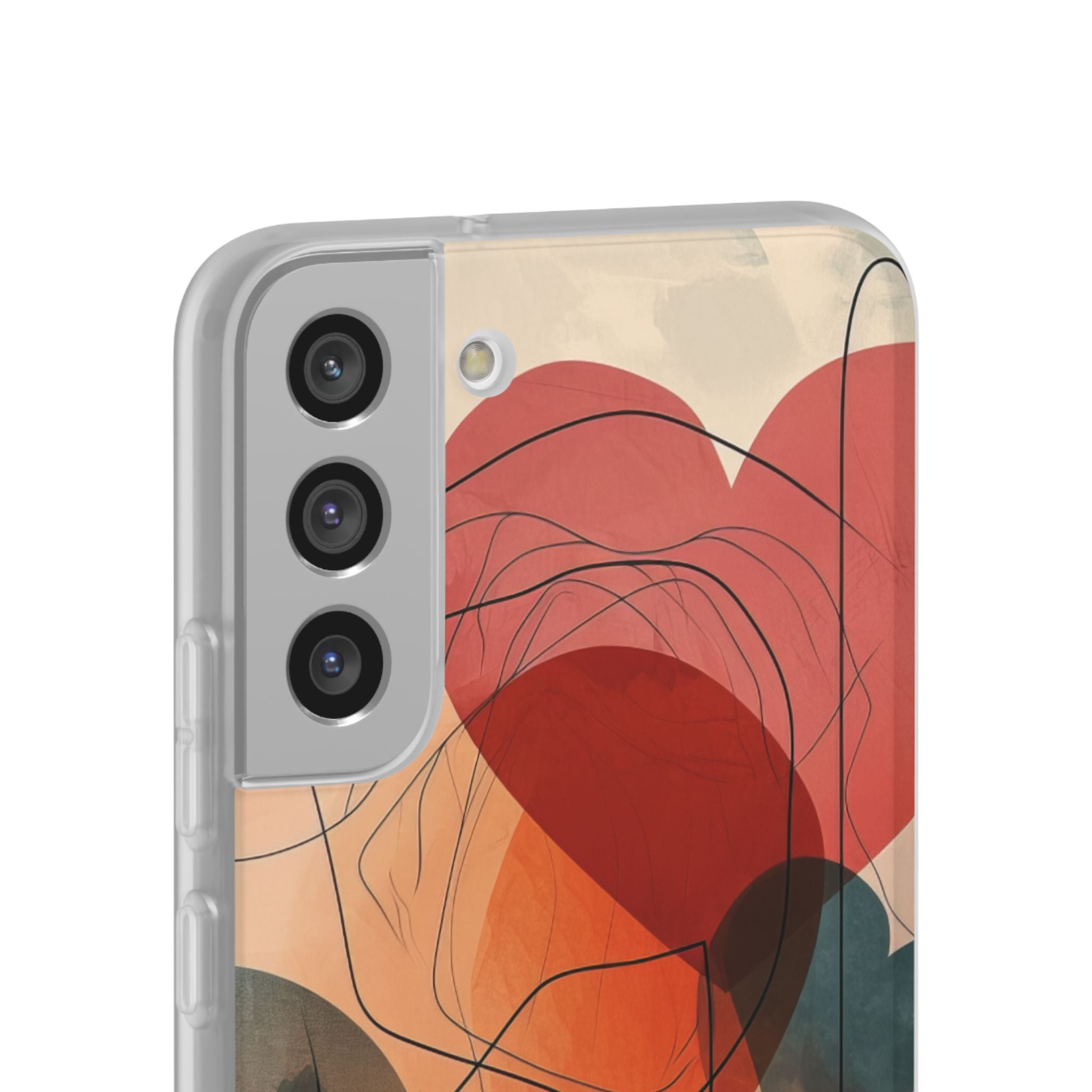 Abstract Heart Harmony | Flexible Phone Case for Samsung Galaxy