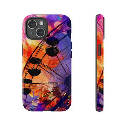 Romantic Ferris Wheel Delight - Protective Phone Case