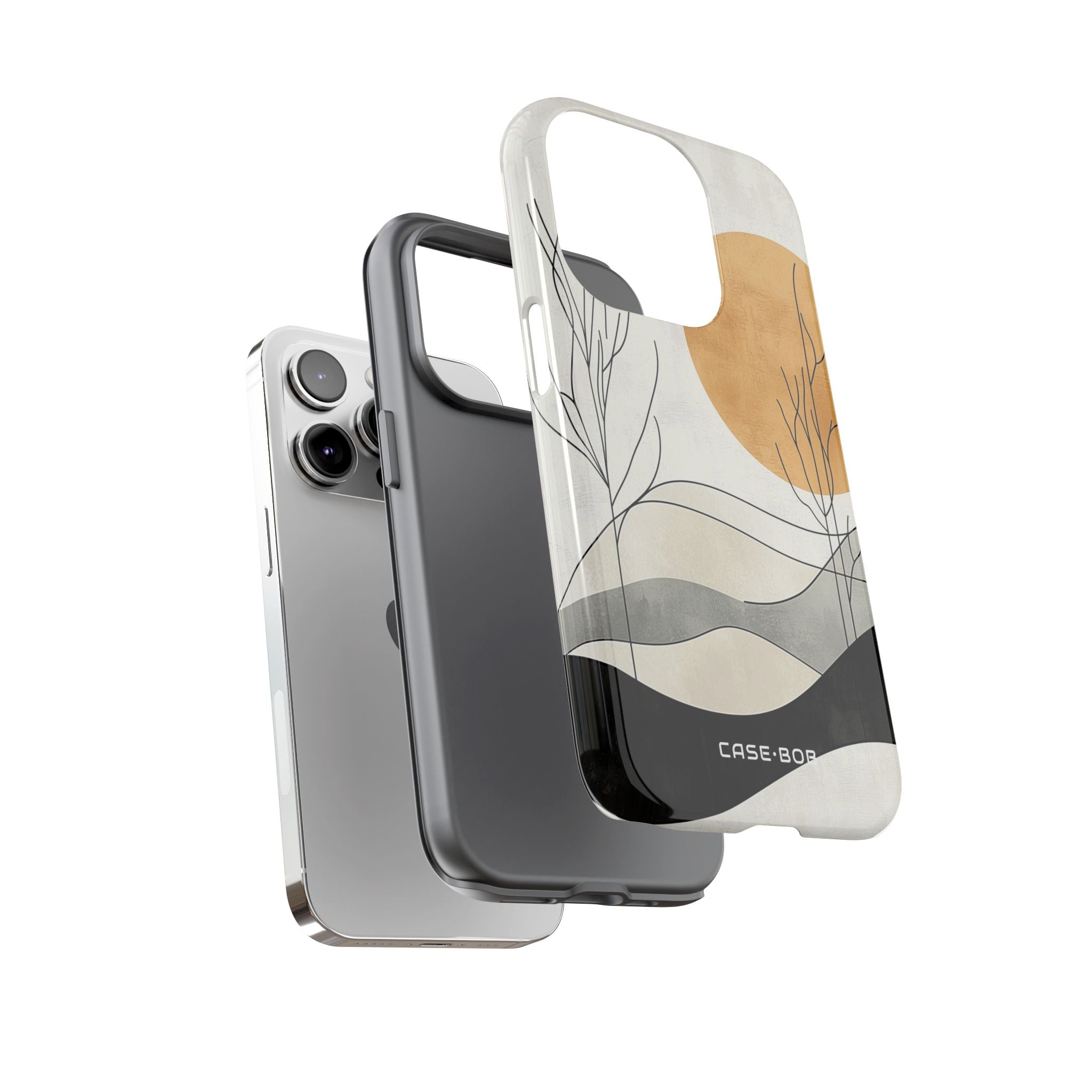 Orange Halo iPhone 14 Pro Case - Tough