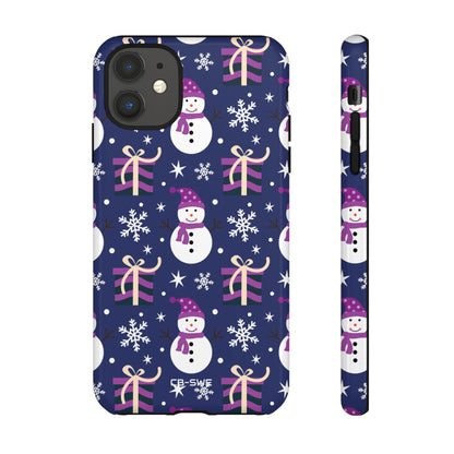 Snowmen Gift Giving - iPhone Case
