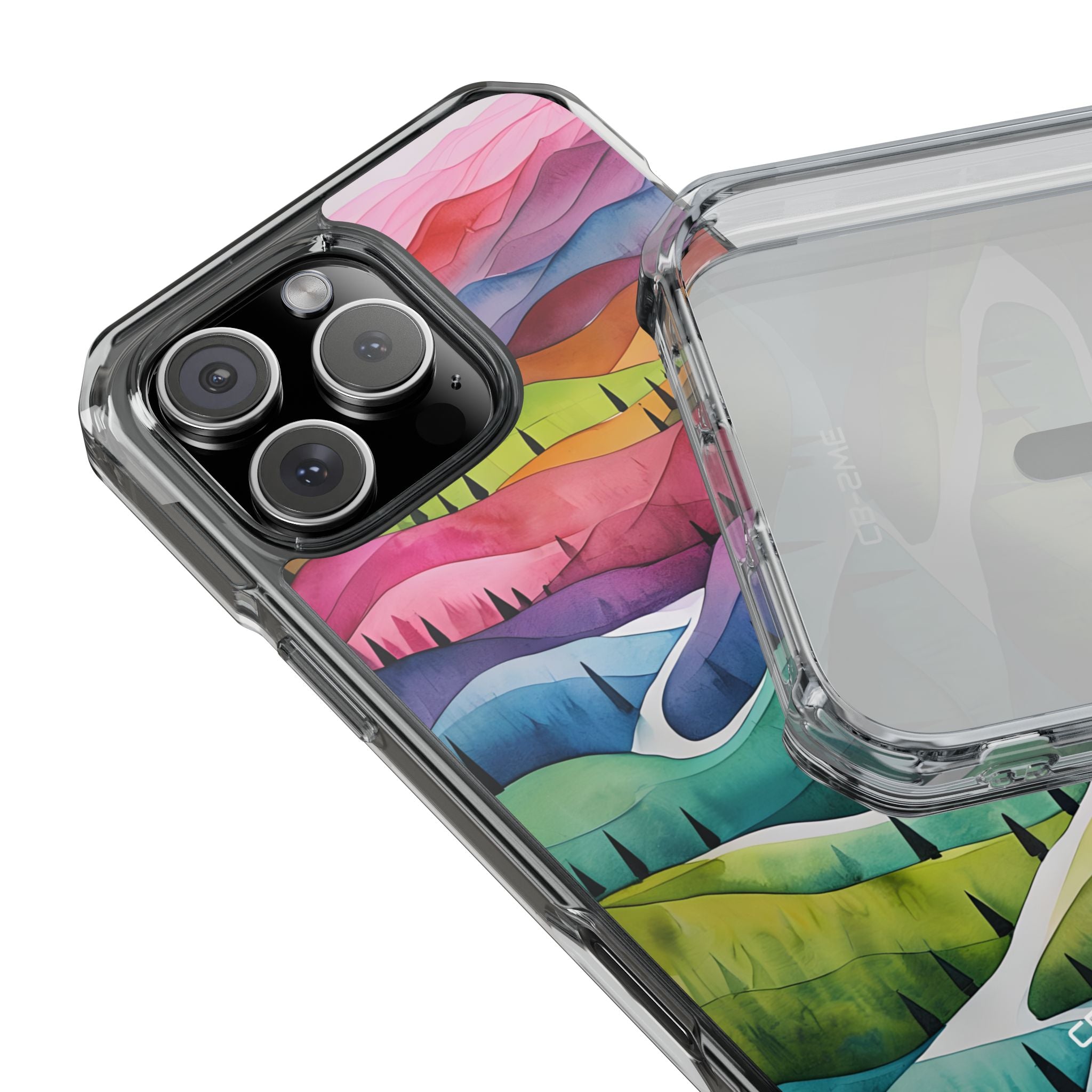 Whimsical Colorful Valleys iPhone Case - Impact