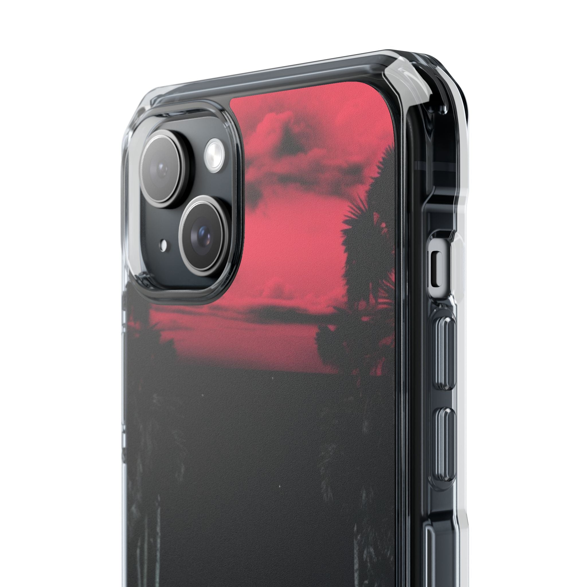 Retro Futuristic Nightscape iPhone Case - Impact