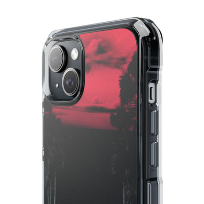 Retro Futuristic Nightscape iPhone Case - Impact