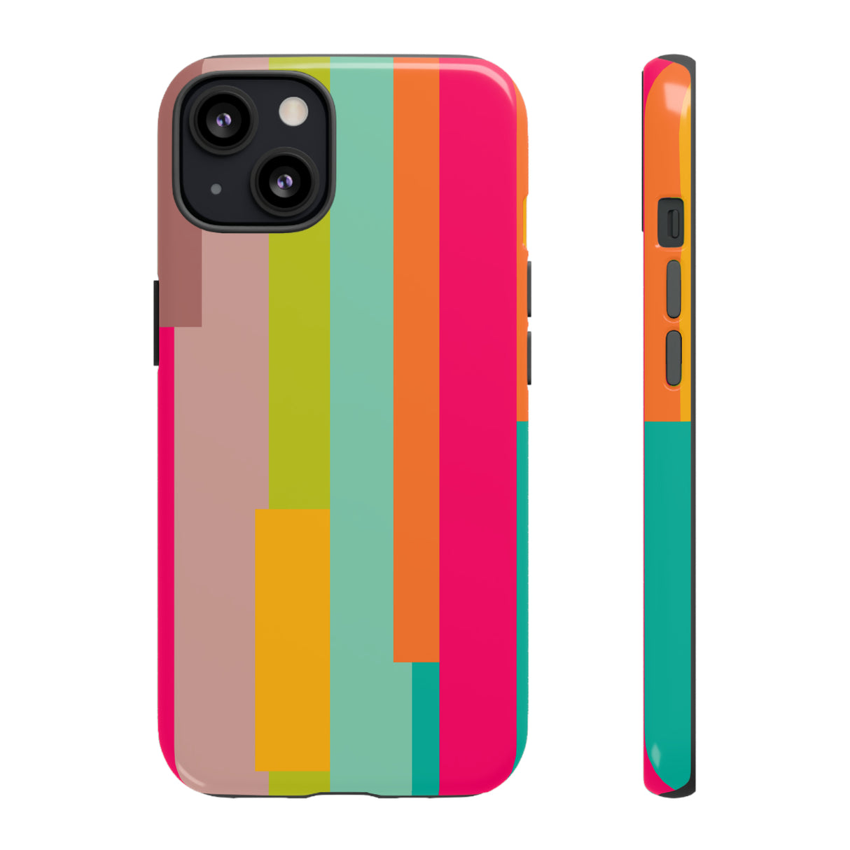 Geometrical Colorful - Protective Phone Case