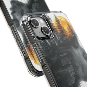 Nature's Reflection - Phone Case for iPhone (Clear Impact - Magnetic)