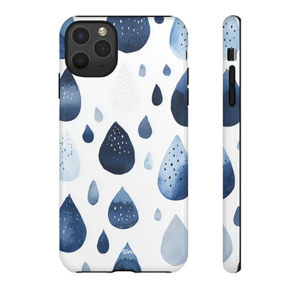 Droplets Flow Softly - iPhone Case