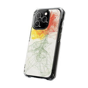 Fiery Blossom - Phone Case for iPhone (Clear Impact - Magnetic)