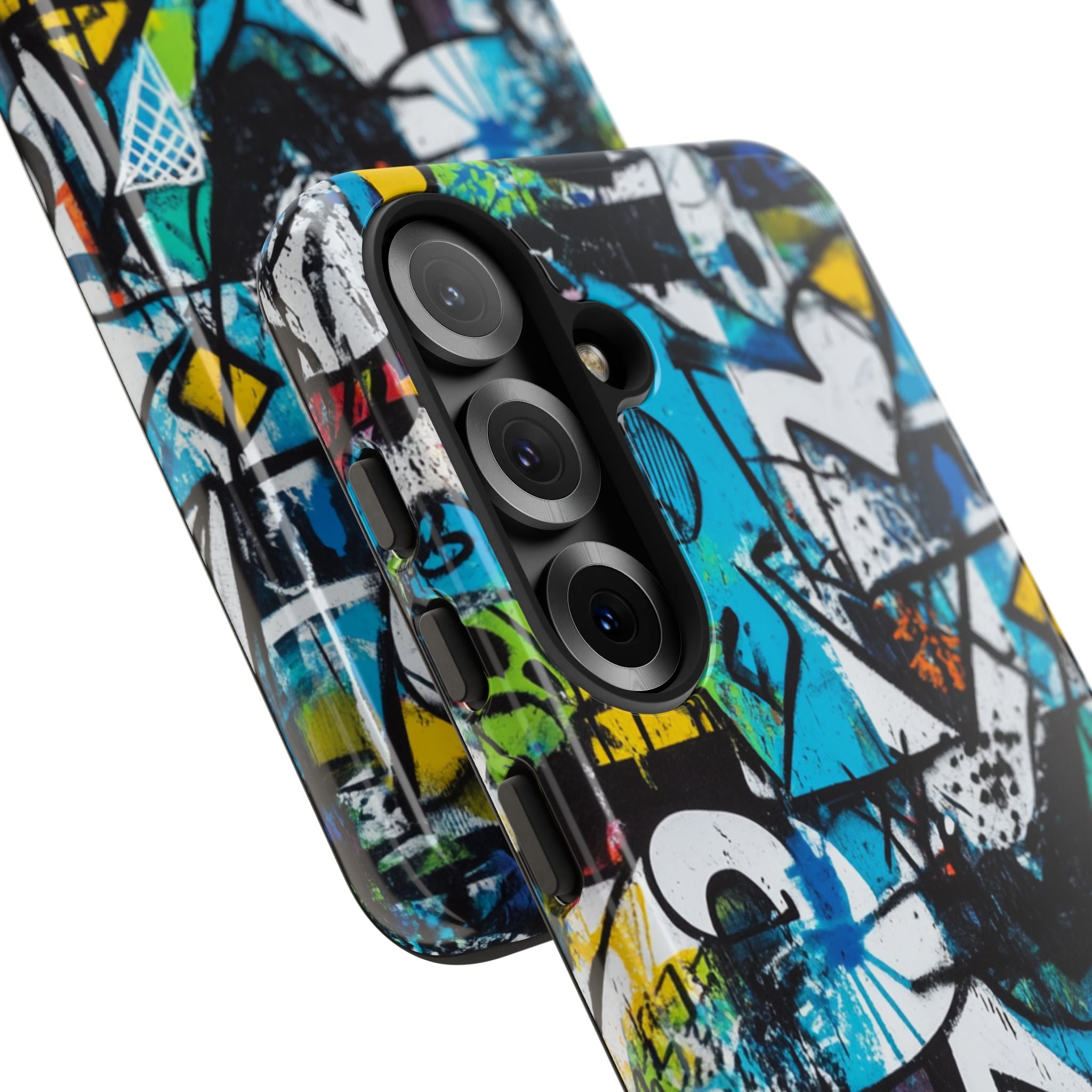 White Ripple Drift Samsung S25 Case - Tough