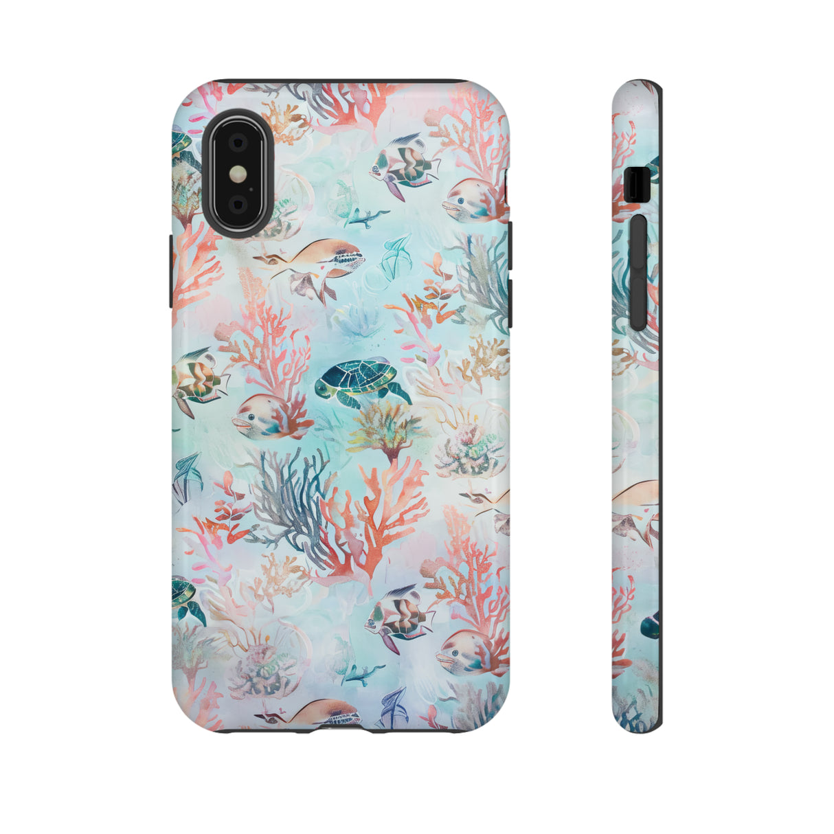 Pastel Underwater Serenade - Protective Phone Case