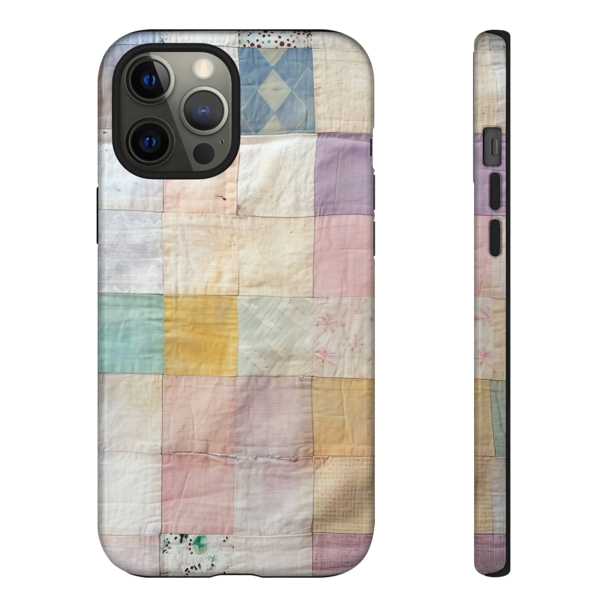 Pastel Quilt Patchwork - Protective Phone Case