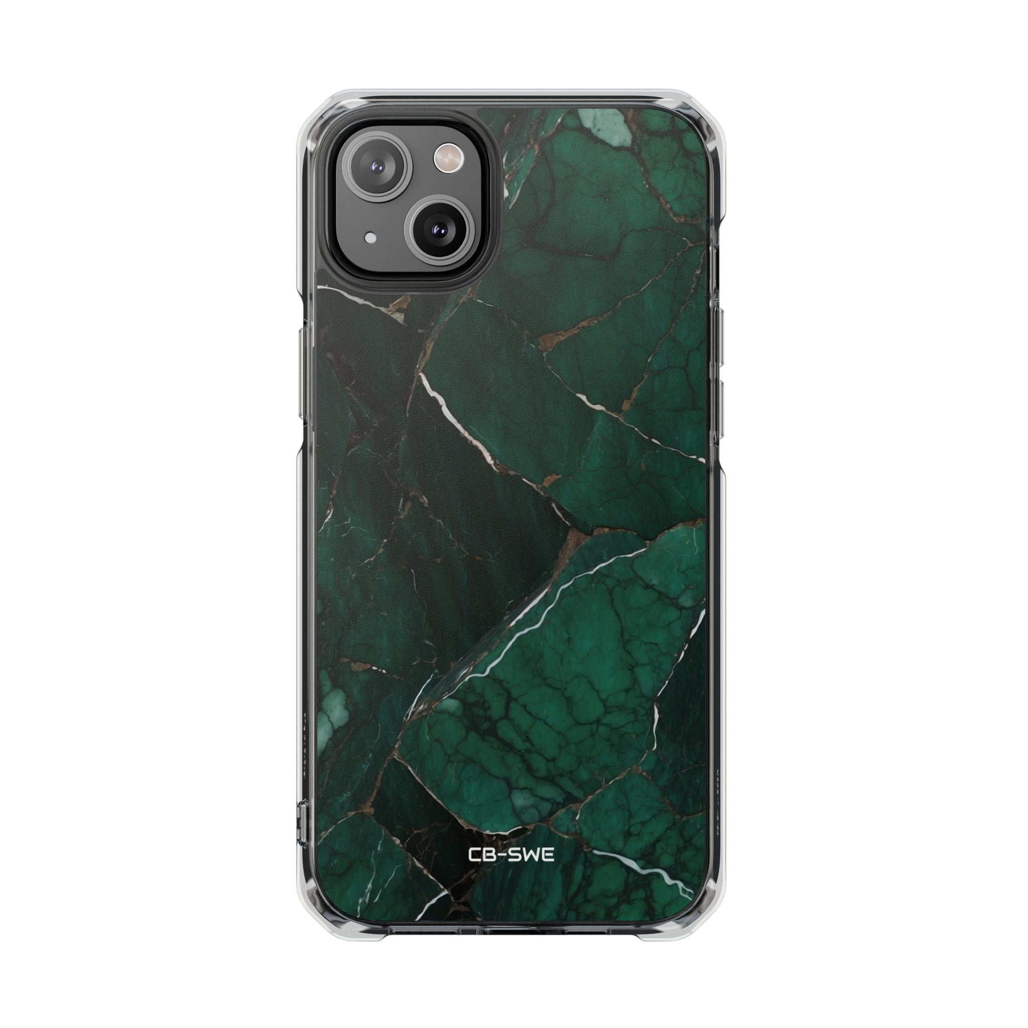 Emerald Veins Flow iPhone Case - Impact