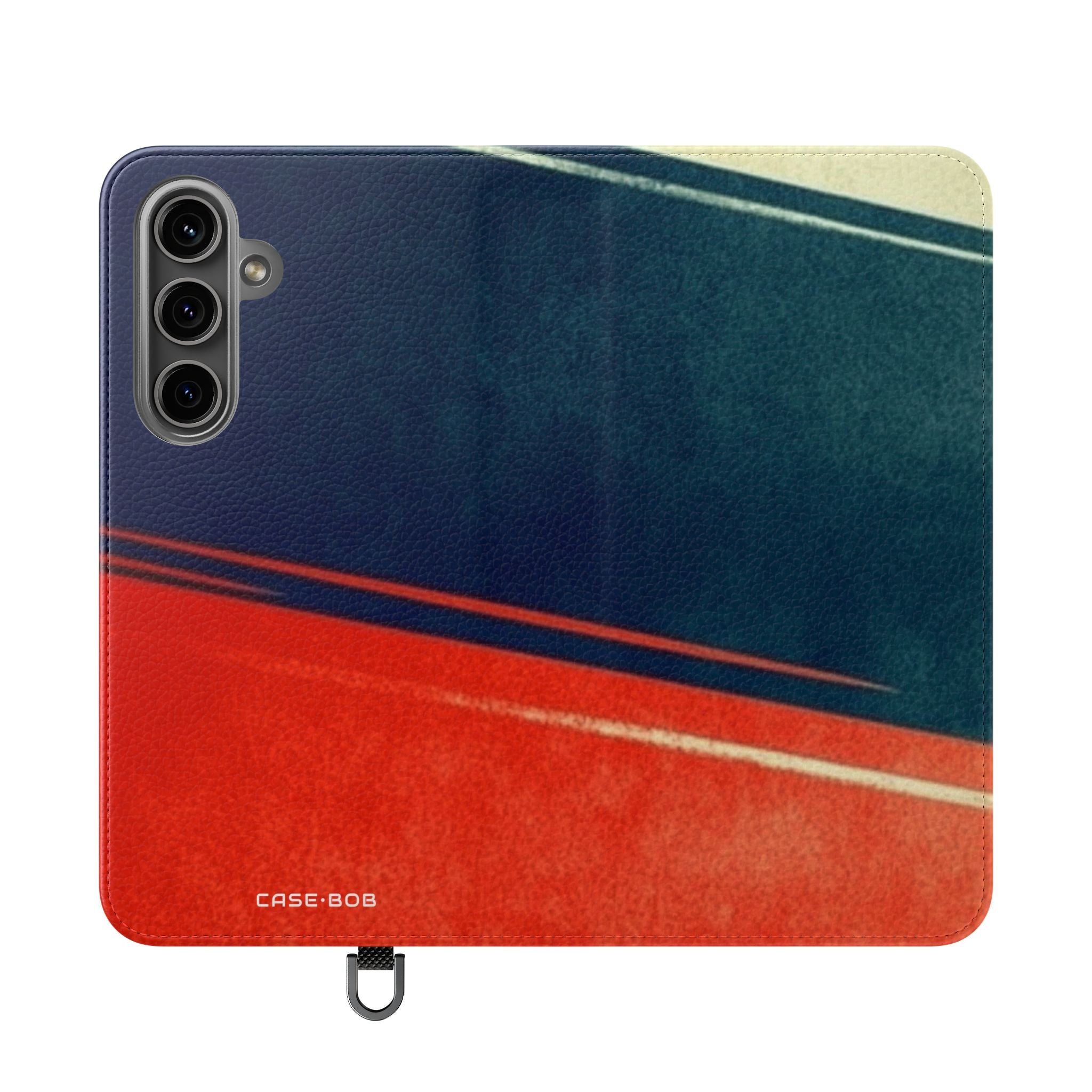 Navy Streak - Samsung S24 Plus Case - Wallet