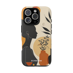 Serene Silhouette in Warm Hues - for iPhone 16