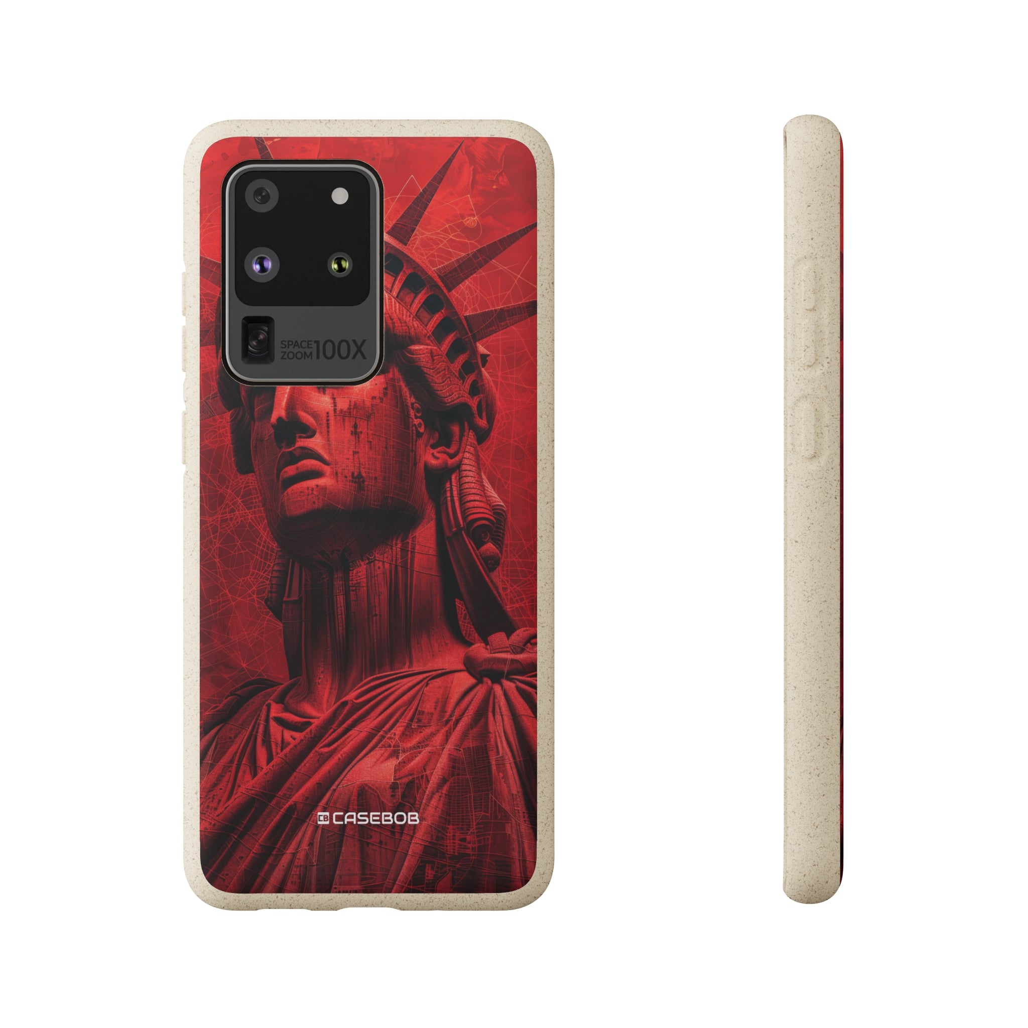 Red Liberty Revolution | Biodegradable Phone Case