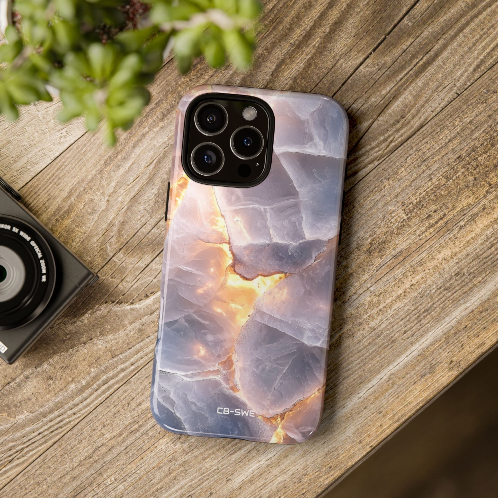 Glowing Stone Fragments - iPhone Case