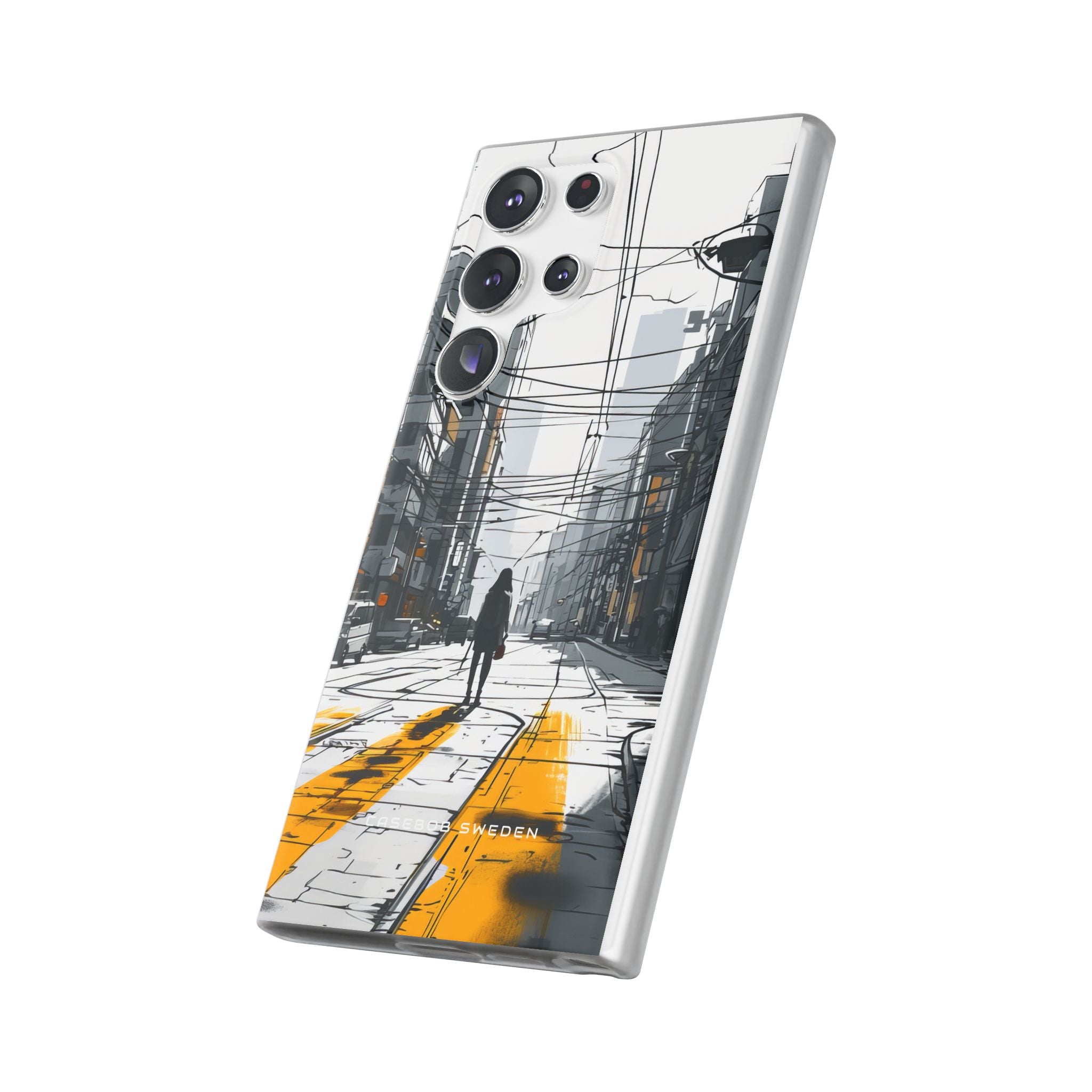 Urban Noir Streetscape Samsung S23 - Flexi Phone Case