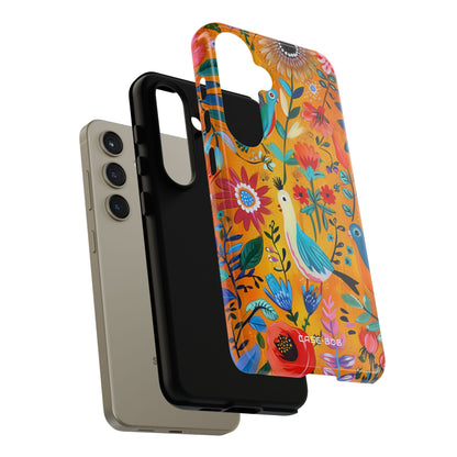 Colorful Birds Bloom Samsung S24 Case - Tough