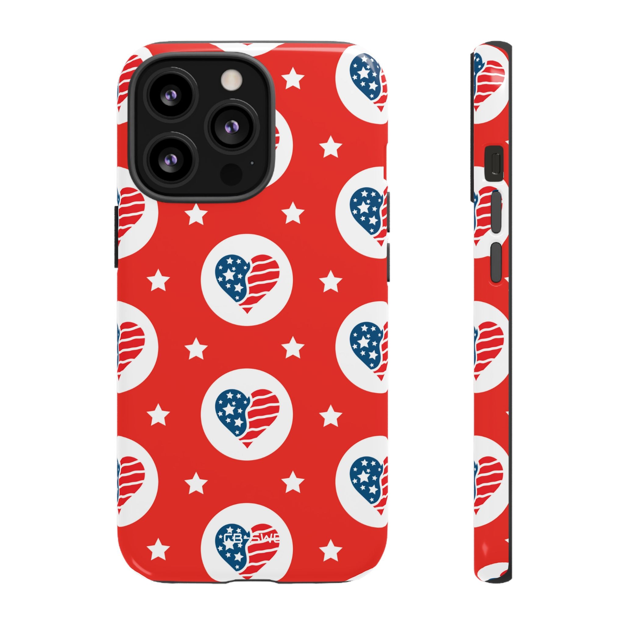 Hearts Celebrate Freedom - iPhone Case