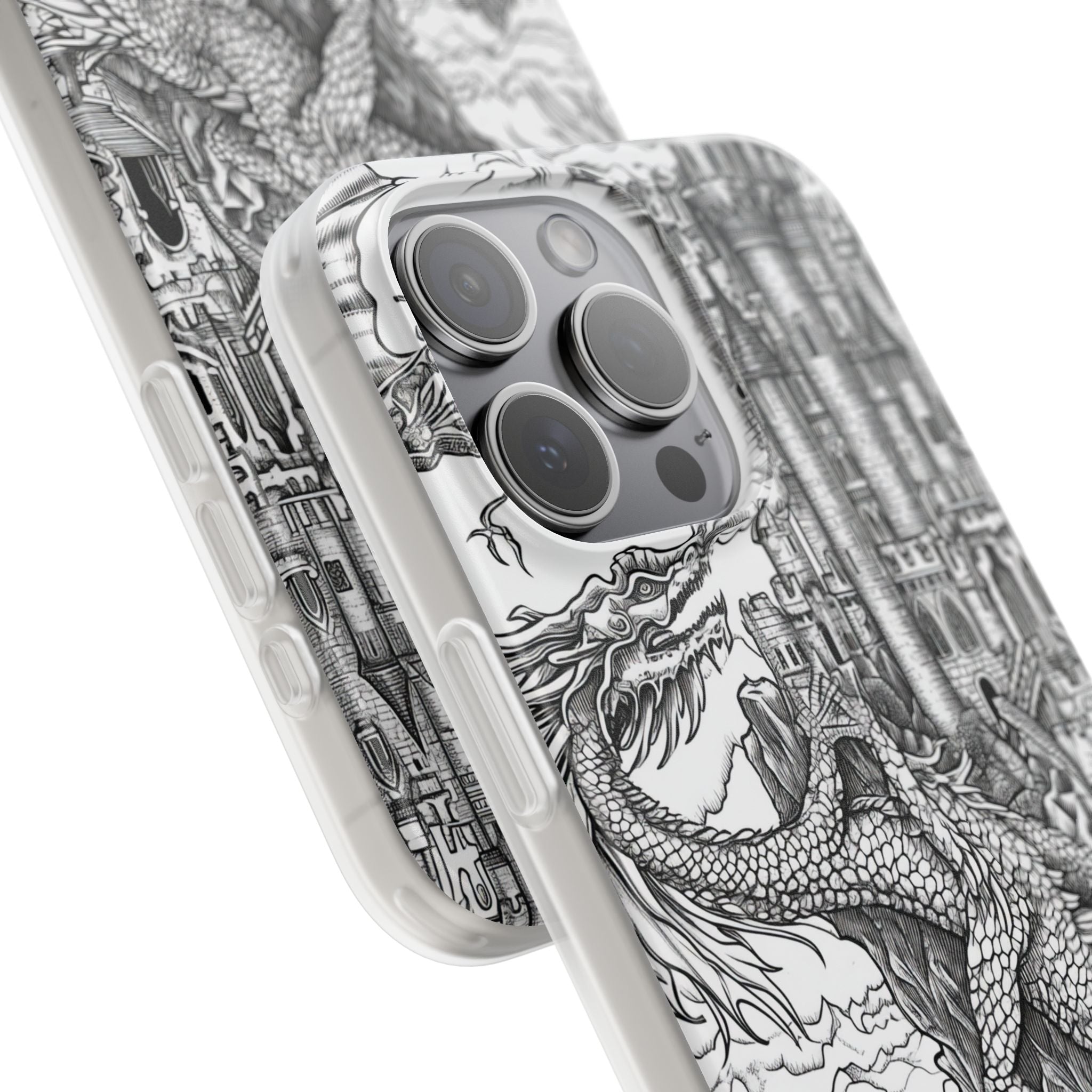 Dragon's Ascent | Flexible Phone Case for iPhone