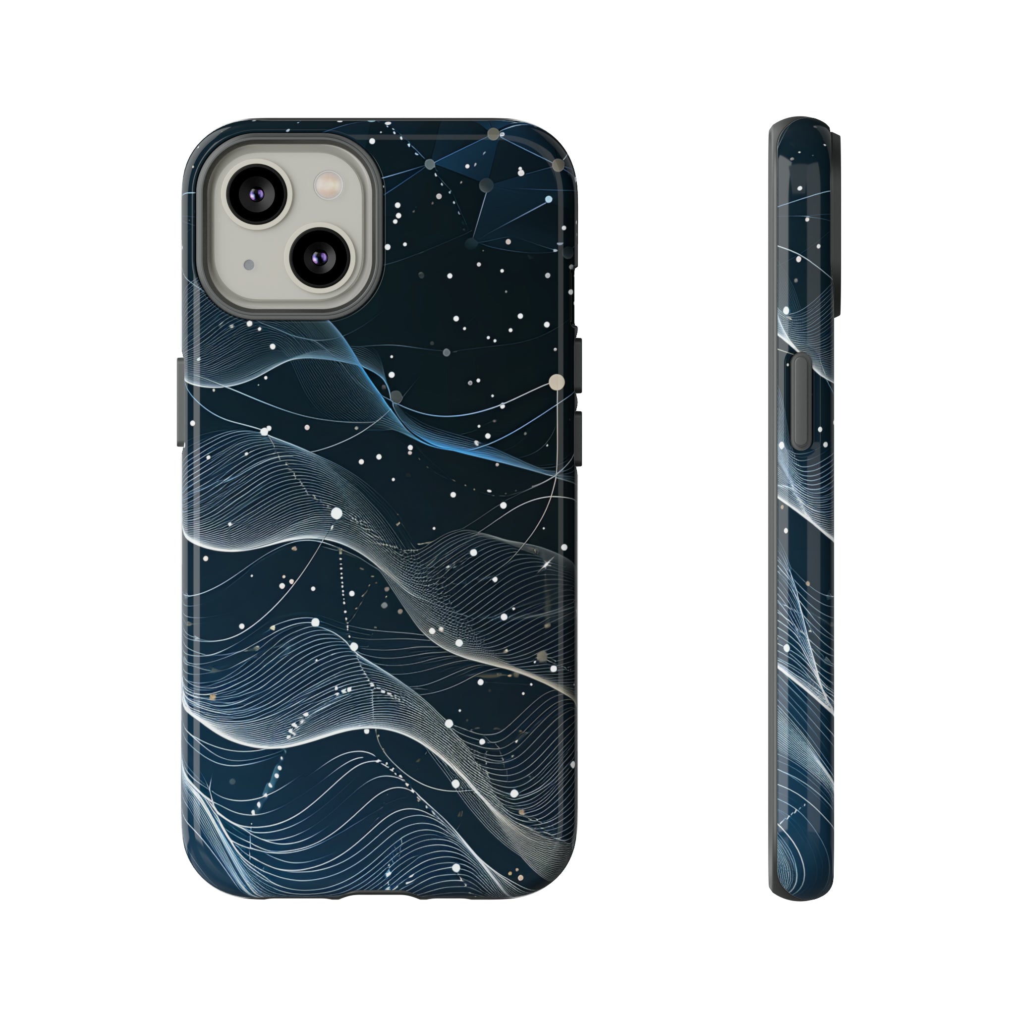 Connectivity Wave: Network Gradient - Protective Phone Case