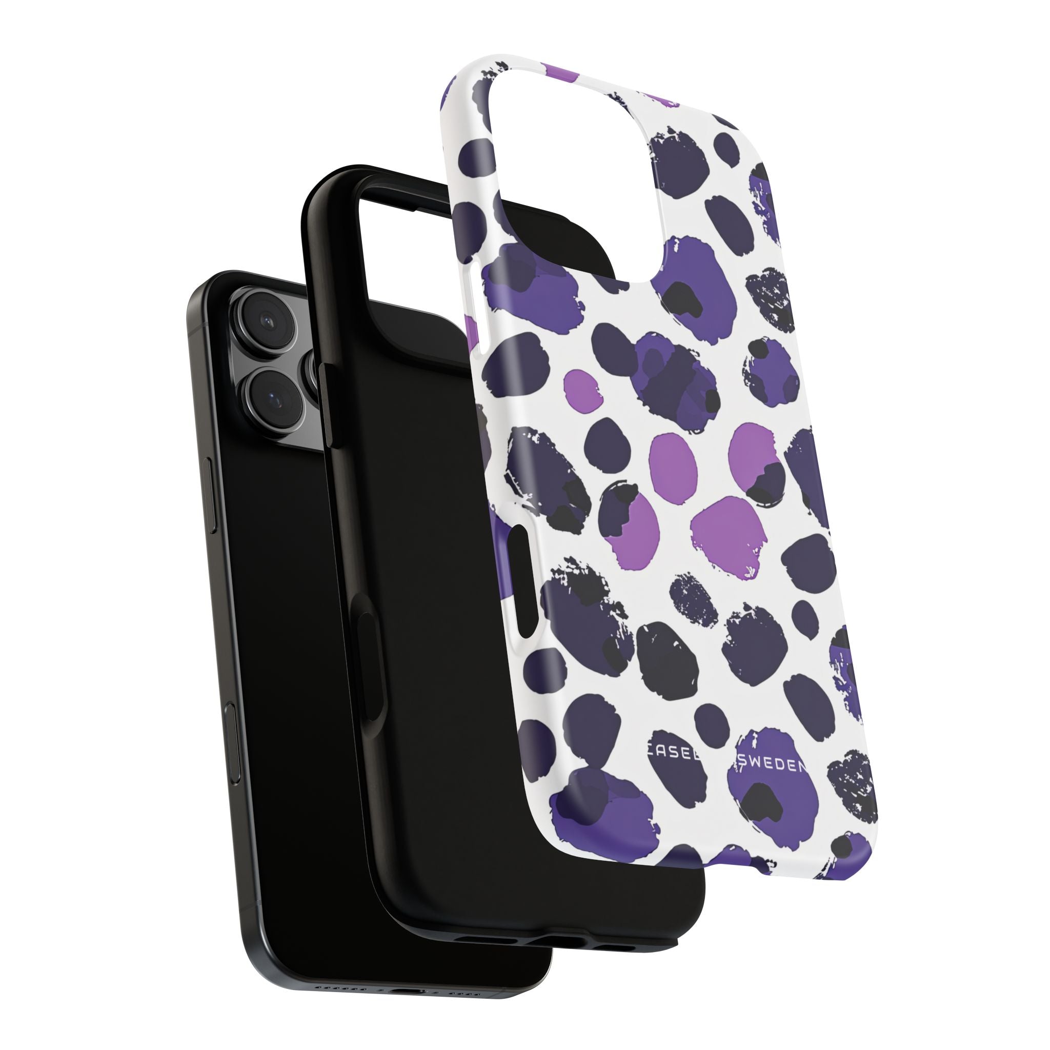 Purple Inkblots iPhone 16 - Tough Phone Case