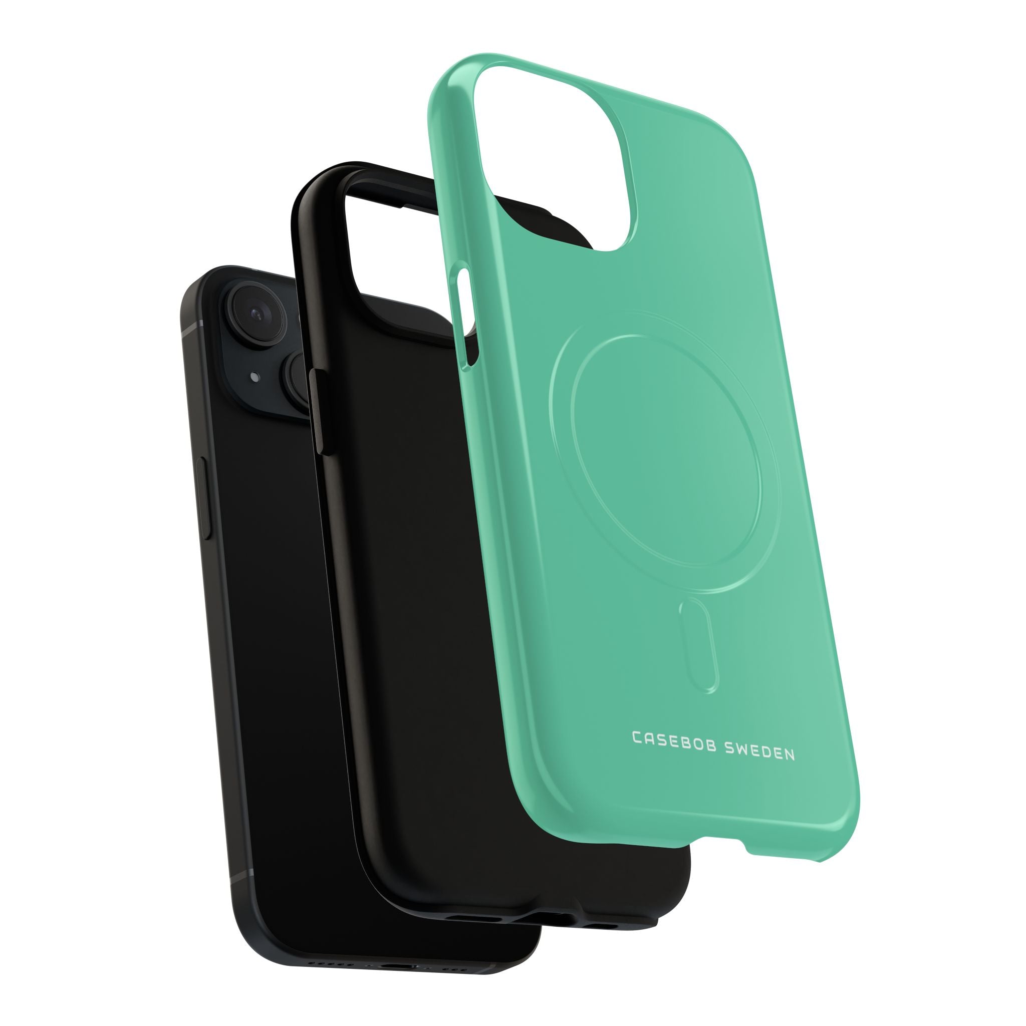 Medium Aquamarine iPhone 15  Tough+ Phone Case