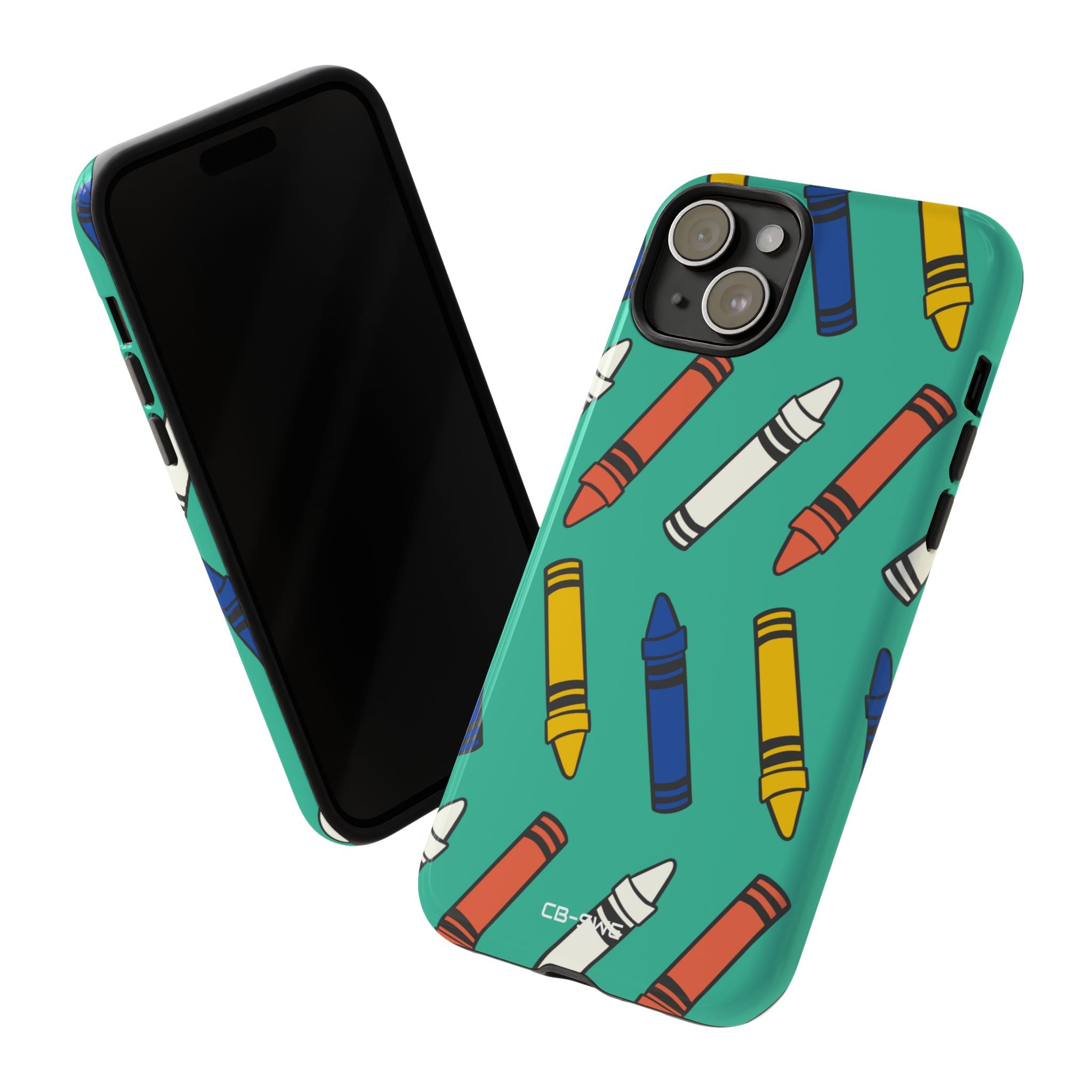 Crayons Dance Playfully - iPhone Case