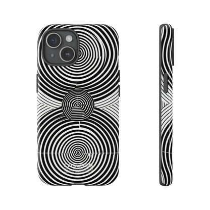 Spirale Monocromatica in Movimento iPhone 15 - Tough
