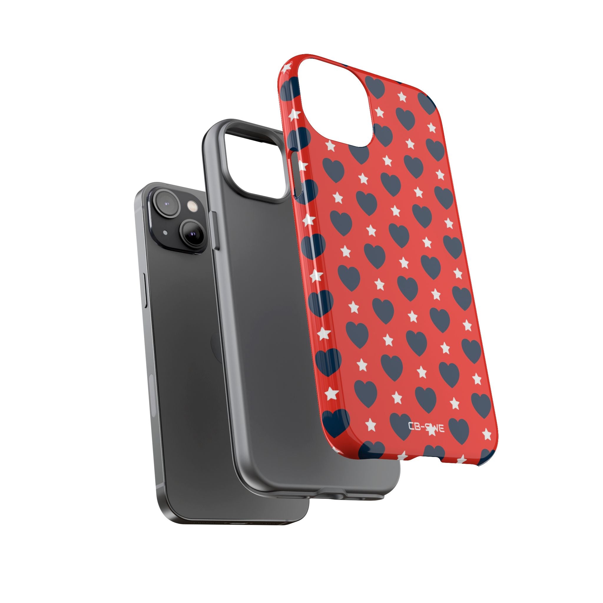 Hearts Dance Bright - iPhone Case
